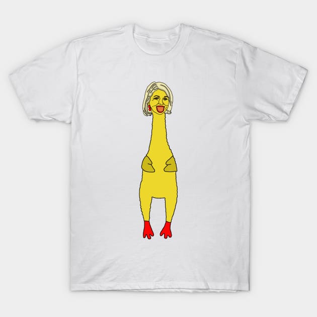 Rubber Chicken Martha T-Shirt by The Angry Possum